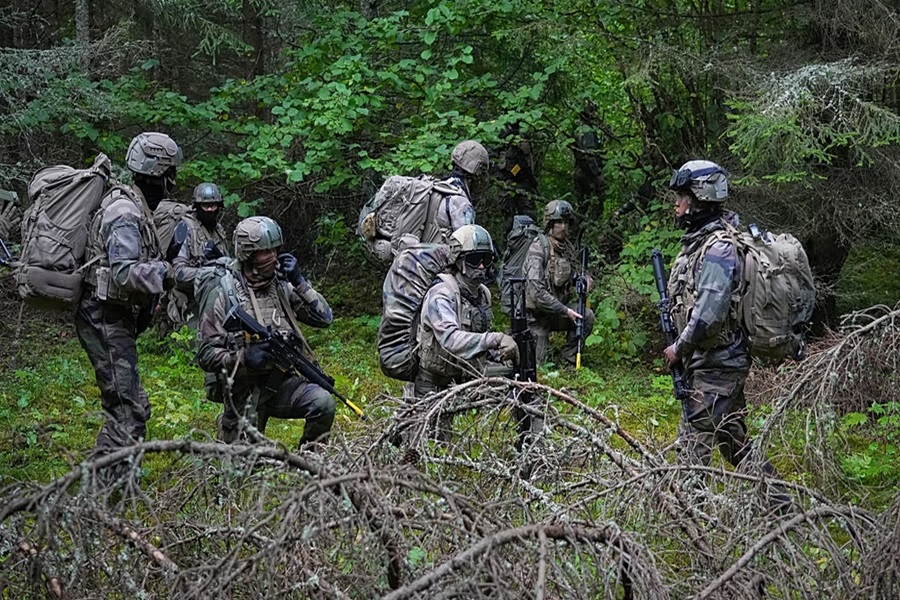 Miembros de las Fuerzas Armadas Francesas