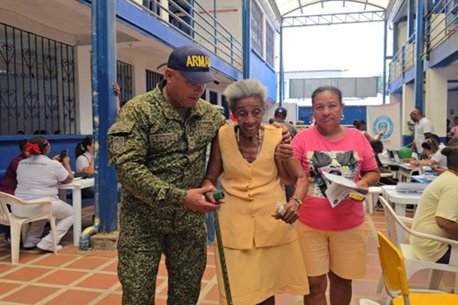 Beneficiada de la Jornada de Apoyo