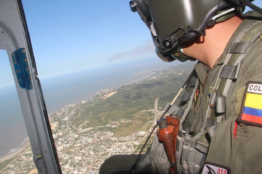 El Caribe es custodiado desde el aire, por la Fuerza Aérea Colombiana