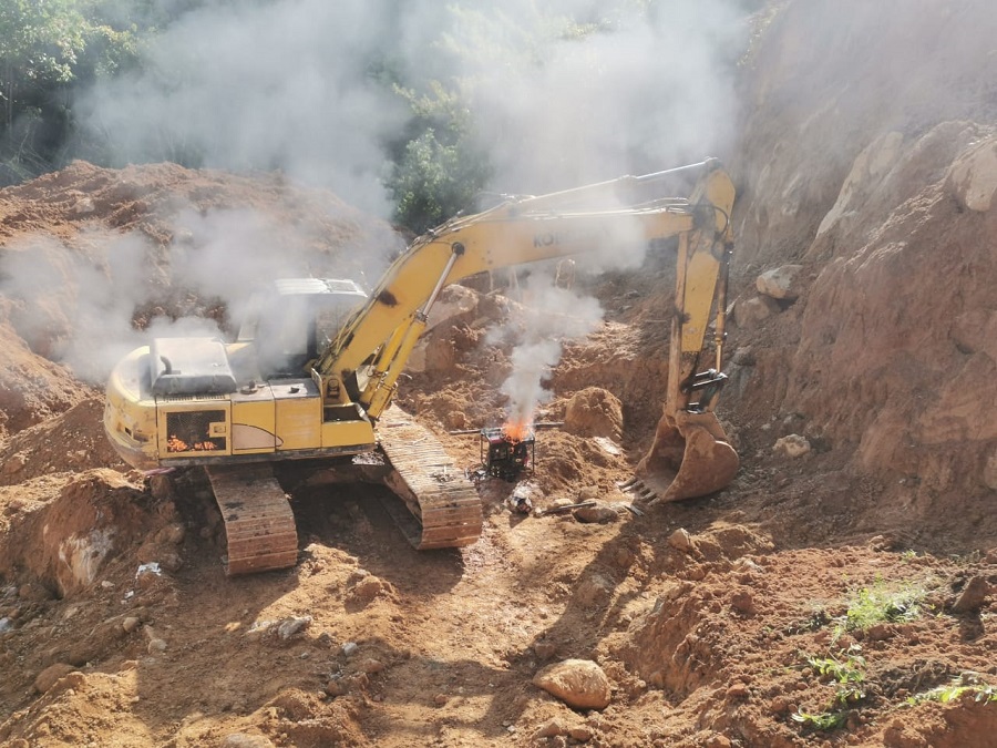 Operaciones de la Fuerza Pública contra minería ilegal, debilitan finanzas del Clan del Golfo en Antioquia