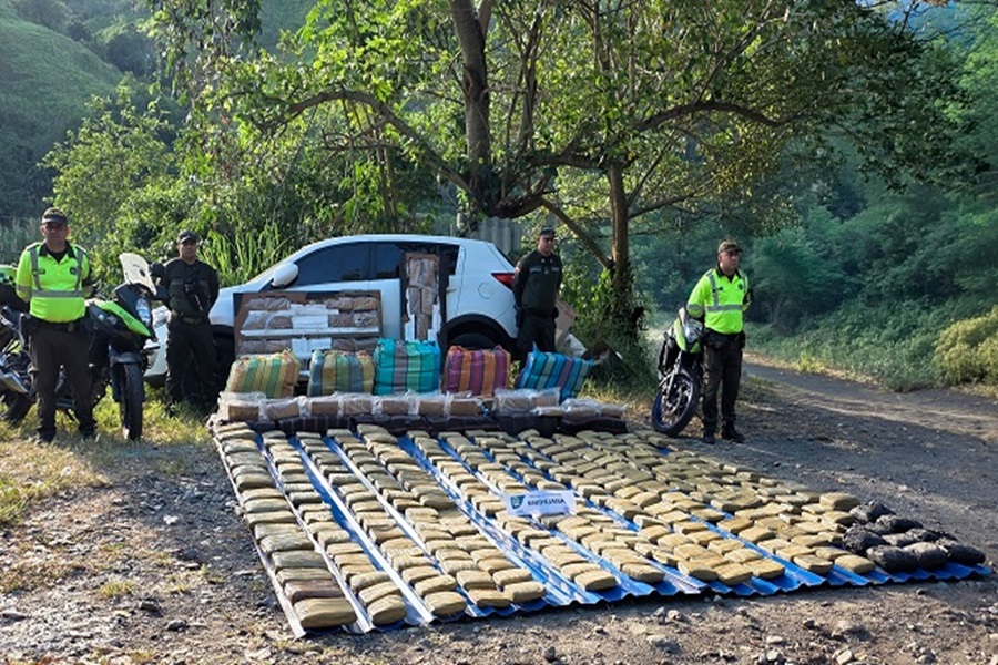 Material Incautado por la Policía Nacional