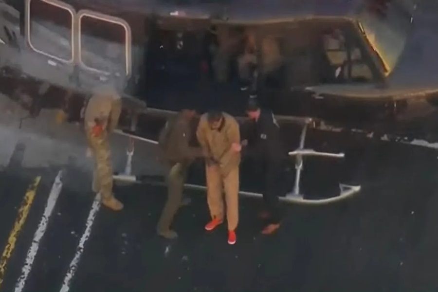 Maduro llegando al Juzgado