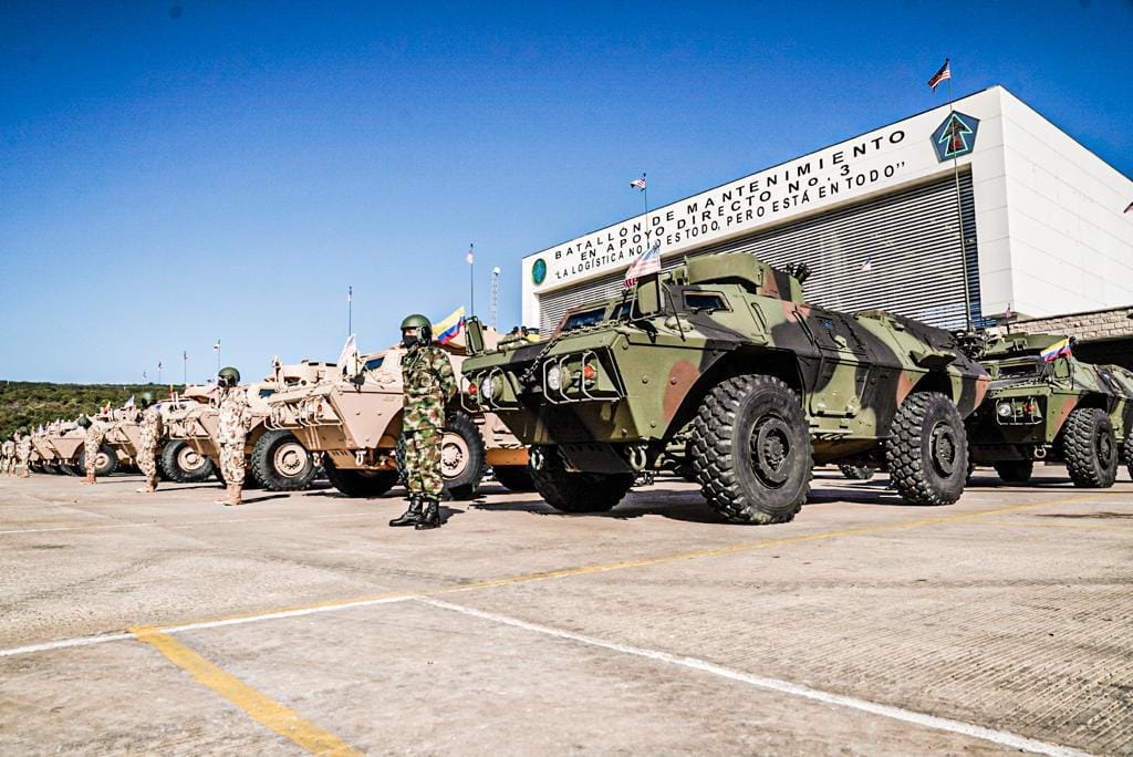 Este lote consta de 20 vehículos, y hace parte de un total de 145 unidades que serán transferidas a Colombia.