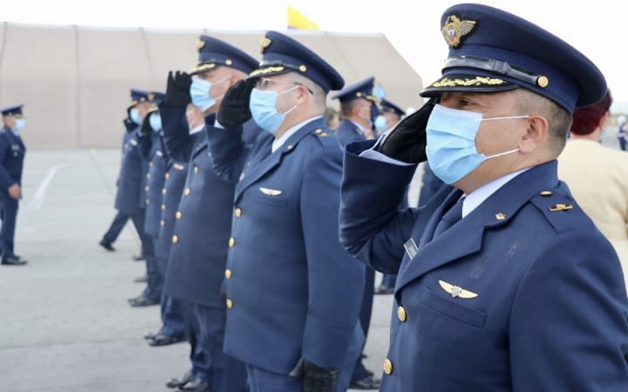 Ceremonia de Ascenso de los Profesionales Oficiales de Reserva de su Fuerza Aérea Colombiana