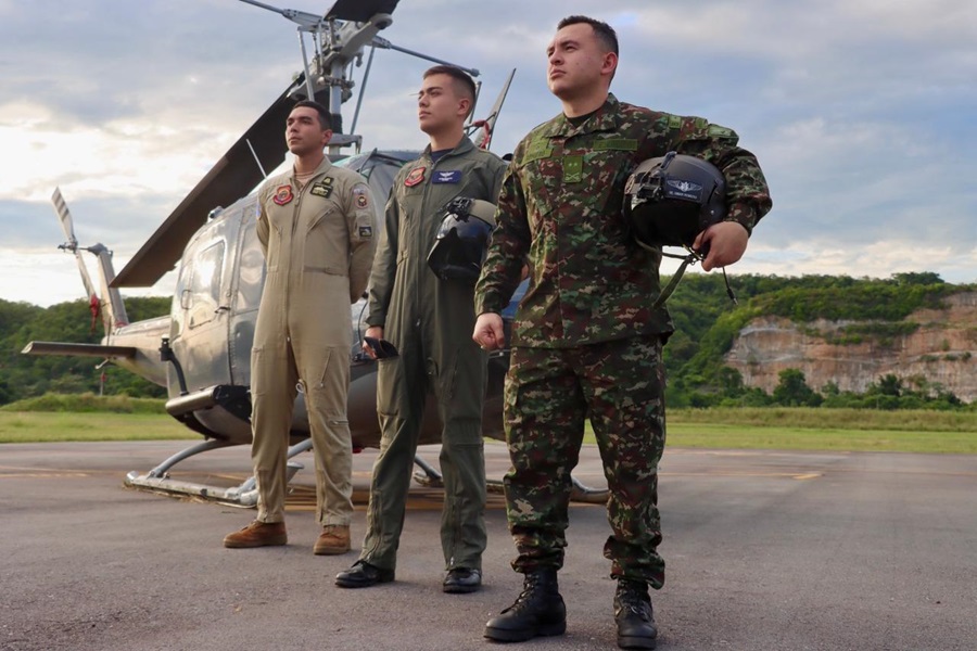 Edwar Prado, Omar David Romero y Santiago Riaño