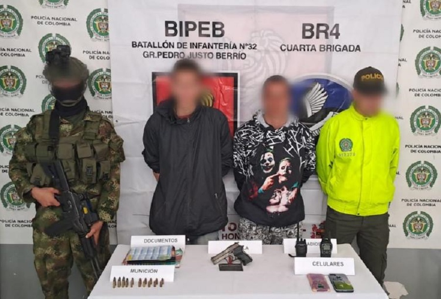 Ejército captura a presuntos integrantes del Clan del Golfo en el occidente de Antioquia
